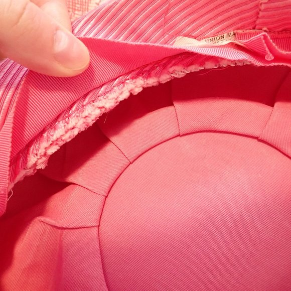 Adorable true vintage pink 60s hat! - Picture 5 of 6